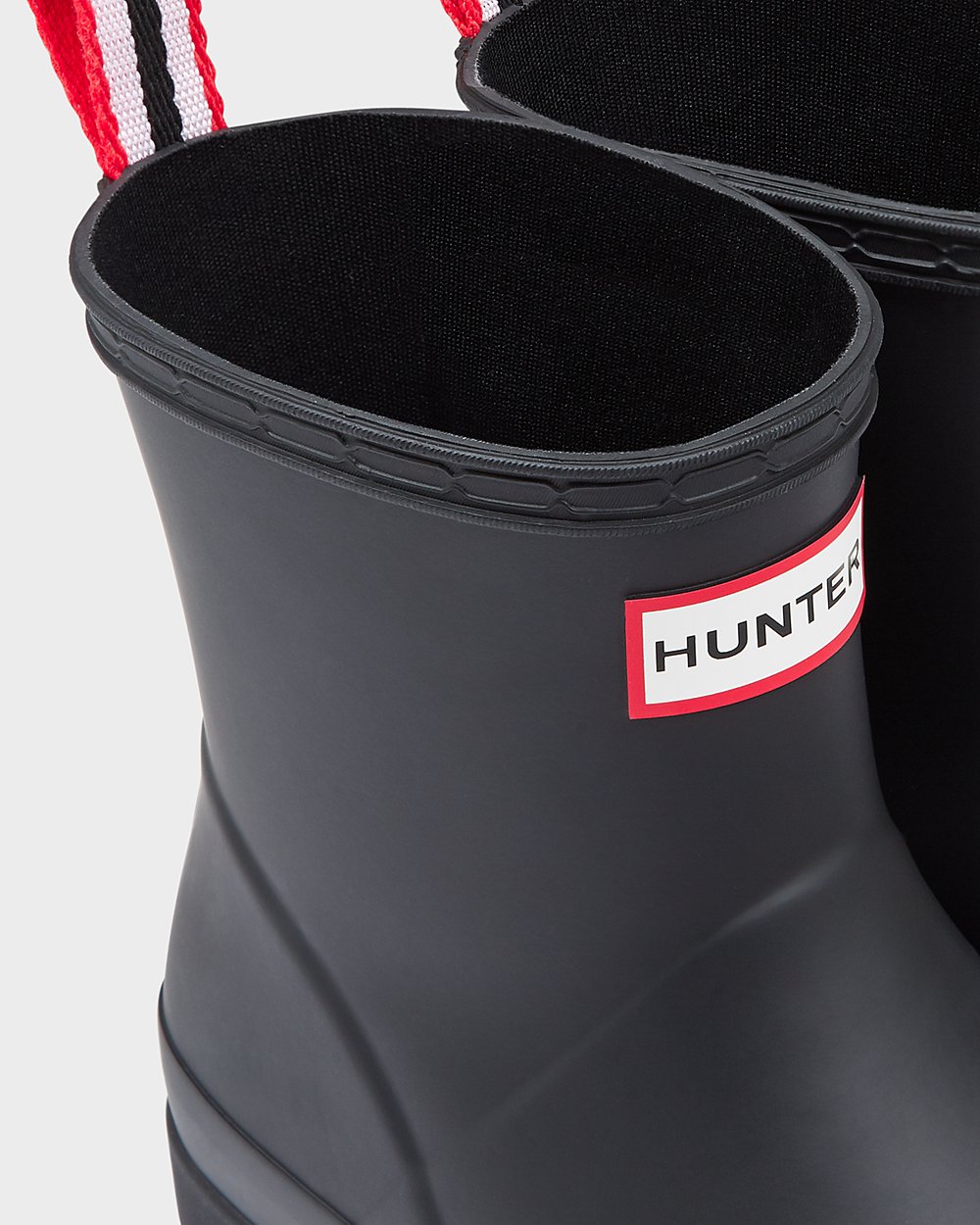 Play Botas Hunter Mujer Original Short Rain - Negras - Argentina 4576KEWNC